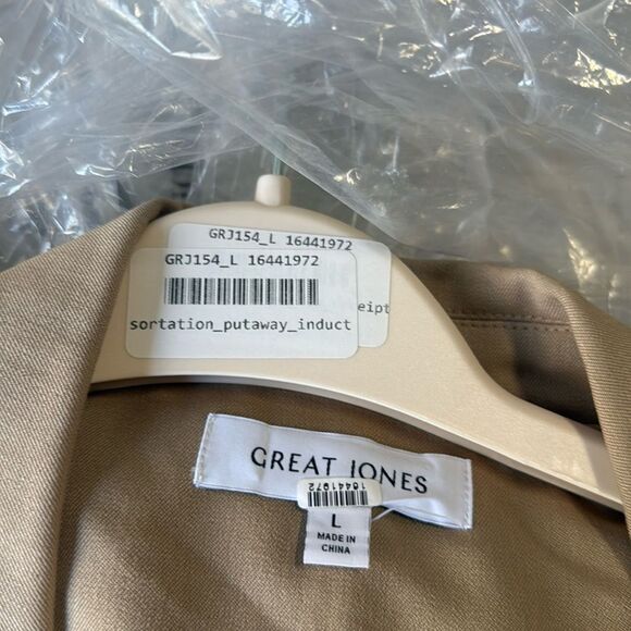 Great Jones Tan Blazer L NWT in packaging - Picture 7 of 10